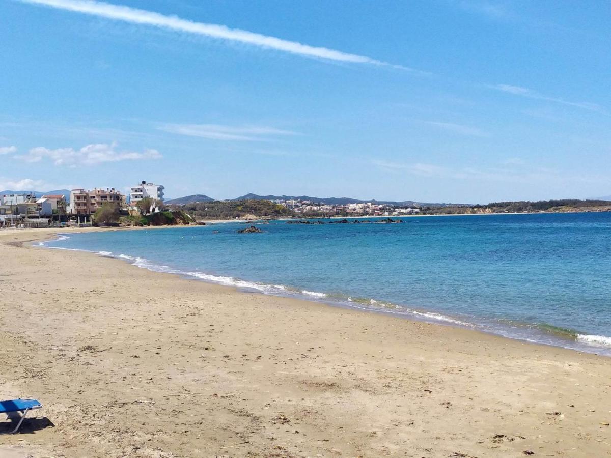 Sea Side View Home Steps From The Beach & City Chania  Ngoại thất bức ảnh